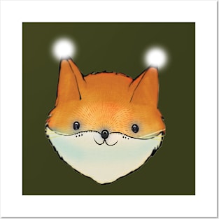 Funny fox artwork Posters and Art